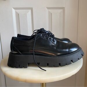 Mango Chunky Platform Oxford Shoes